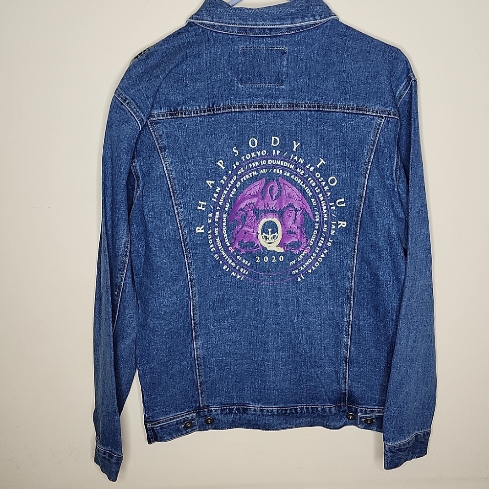 Queen and Adam Lambert Denim Jacket 2019 Tour